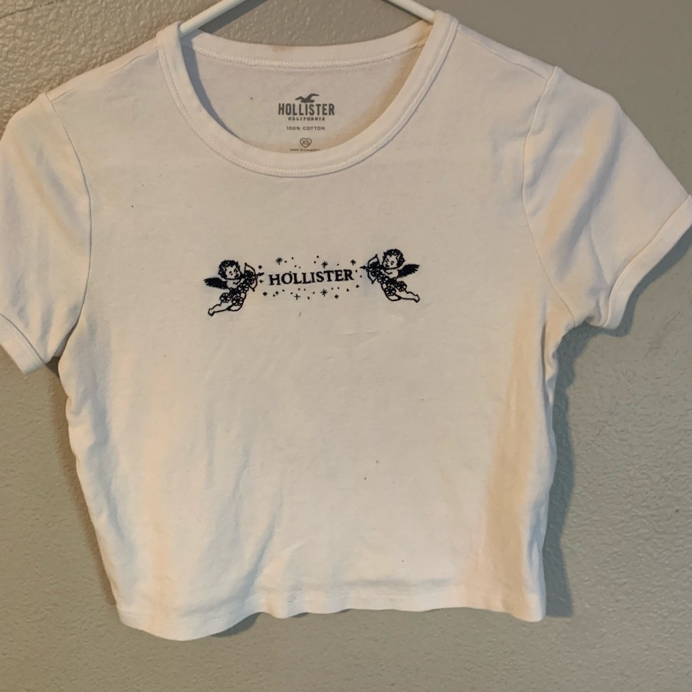 White angel crop top